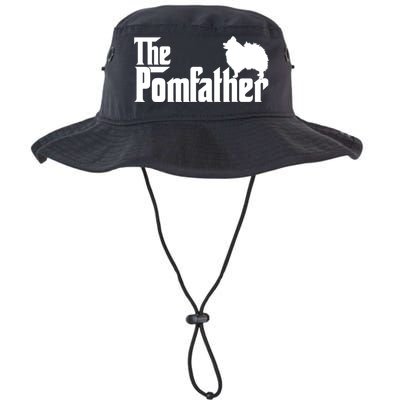 Mens Funny Pomeranian Father Dad The Pom Father Dog Lover TShirt Bucket Hat