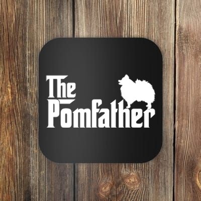 Mens Funny Pomeranian Father Dad The Pom Father Dog Lover TShirt Coaster