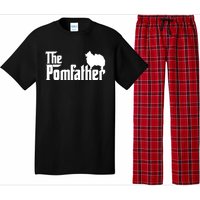 Mens Funny Pomeranian Father Dad The Pom Father Dog Lover TShirt Pajama Set