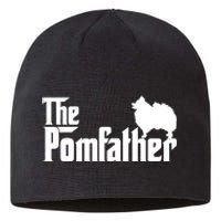 Mens Funny Pomeranian Father Dad The Pom Father Dog Lover TShirt Sustainable Beanie