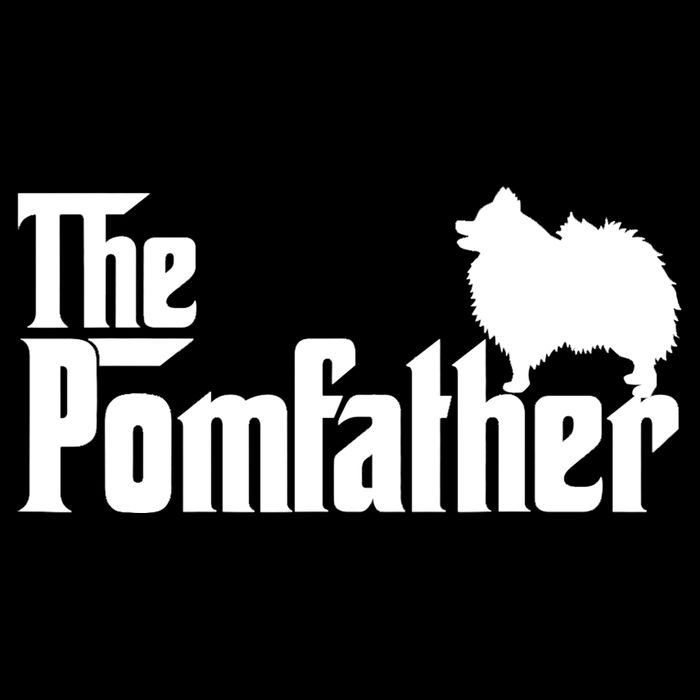 Mens Funny Pomeranian Father Dad The Pom Father Dog Lover TShirt 16 in Basic Backpack