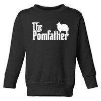 Mens Funny Pomeranian Father Dad The Pom Father Dog Lover TShirt Toddler Sweatshirt