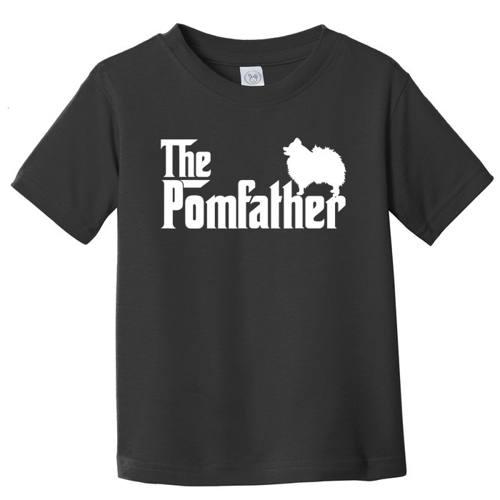 Mens Funny Pomeranian Father Dad The Pom Father Dog Lover TShirt Toddler T-Shirt