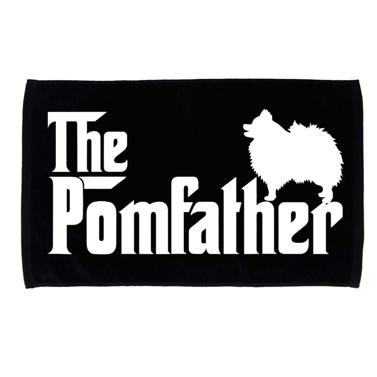 Mens Funny Pomeranian Father Dad The Pom Father Dog Lover TShirt Microfiber Hand Towel