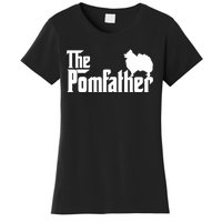 Mens Funny Pomeranian Father Dad The Pom Father Dog Lover TShirt Women's T-Shirt