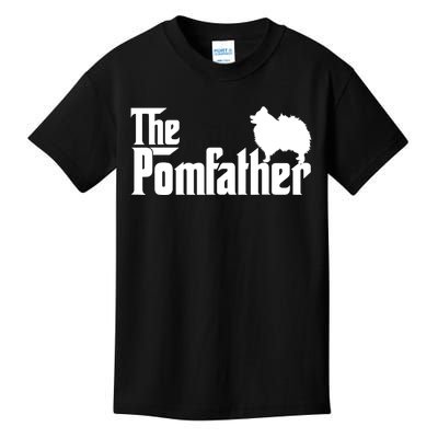 Mens Funny Pomeranian Father Dad The Pom Father Dog Lover TShirt Kids T-Shirt