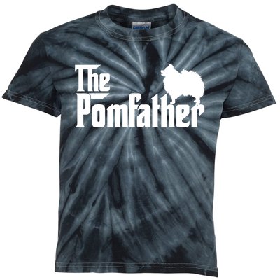 Mens Funny Pomeranian Father Dad The Pom Father Dog Lover TShirt Kids Tie-Dye T-Shirt