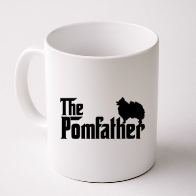 Mens Funny Pomeranian Father Dad The Pom Father Dog Lover TShirt Coffee Mug