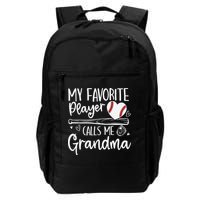 My Favorite Player Calls Me Grandma Baseball Heart Mothers Backpack