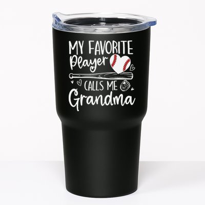 My Favorite Player Calls Me Grandma Baseball Heart Mothers Tumbler