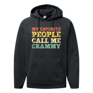 My Favorite People Call Me Grammy Performance Fleece Hoodie