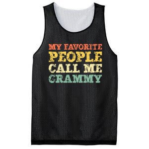 My Favorite People Call Me Grammy Mesh Reversible Basketball Jersey Tank