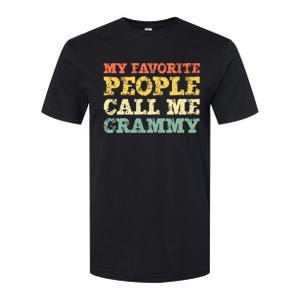 My Favorite People Call Me Grammy Softstyle CVC T-Shirt