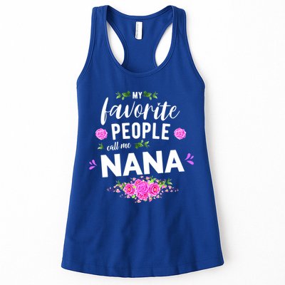 My Favorite People Call Me Nana Grandma Gift Womens Tank Top