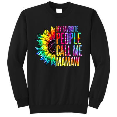 My Favorite People Call Me Mamaw Sunflower Sweatshirt