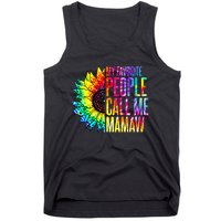 My Favorite People Call Me Mamaw Sunflower Tank Top