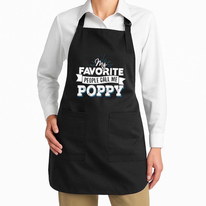 My Favorite People Call Me Poppy Apron