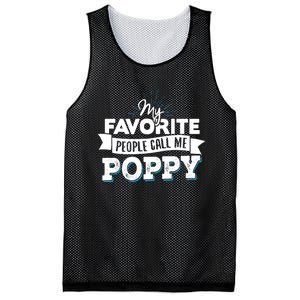 My Favorite People Call Me Poppy Mesh Reversible Basketball Jersey Tank