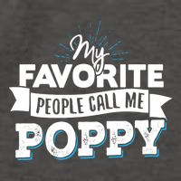 My Favorite People Call Me Poppy Vector Backpack