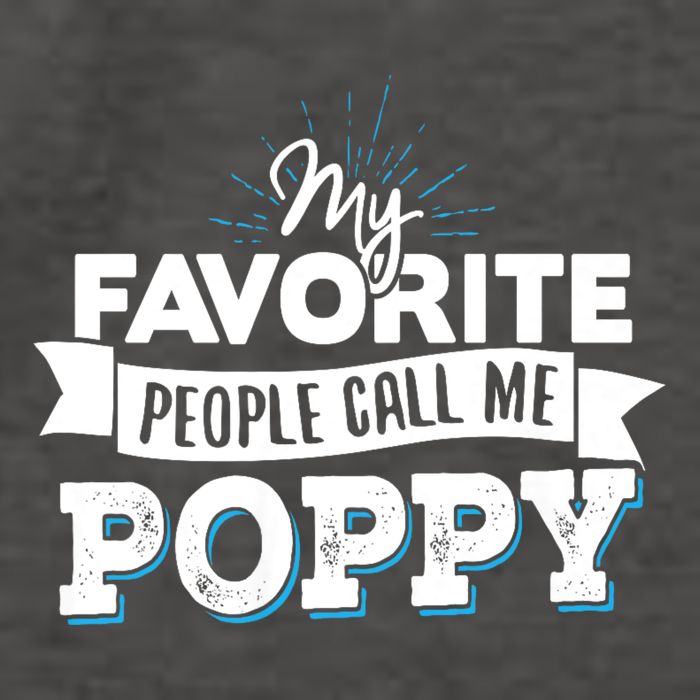 My Favorite People Call Me Poppy Vector Backpack