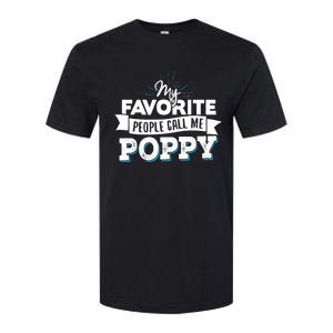 My Favorite People Call Me Poppy Softstyle CVC T-Shirt