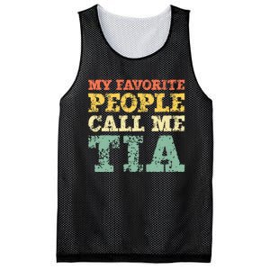 My Favorite People Call Me Tia Mesh Reversible Basketball Jersey Tank