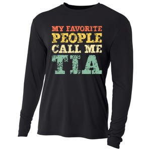 My Favorite People Call Me Tia Cooling Performance Long Sleeve Crew