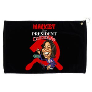 Marxist For President Comrade Kamala Harris Funny President Grommeted Golf Towel