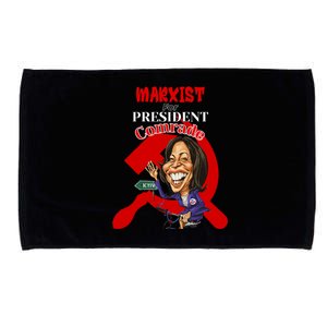 Marxist For President Comrade Kamala Harris Funny President Microfiber Hand Towel