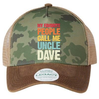 My Favorite People Call Me Uncle Dave Personalized Name Legacy Tie Dye Trucker Hat
