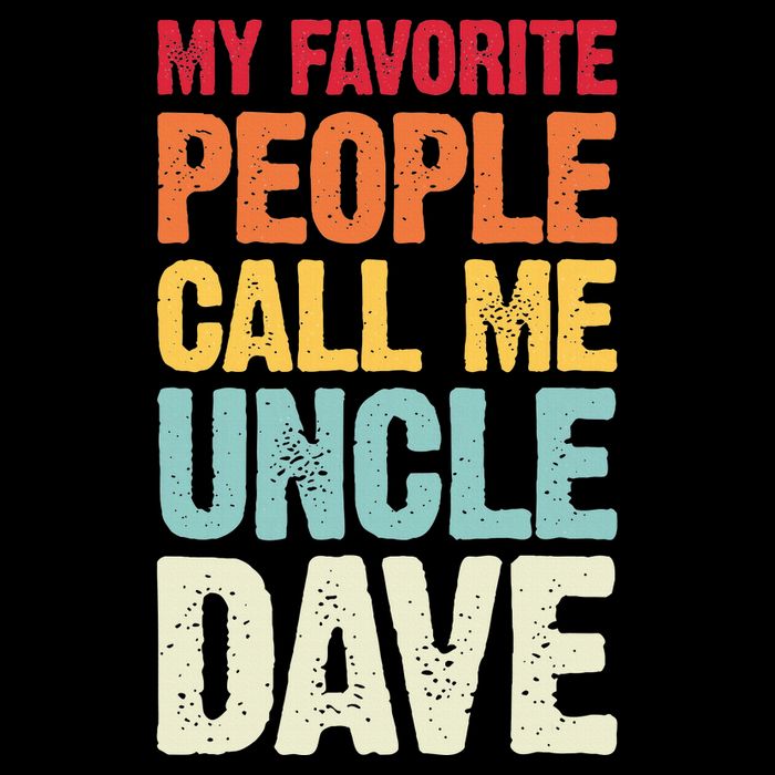 My Favorite People Call Me Uncle Dave Personalized Name 16 in Basic Backpack