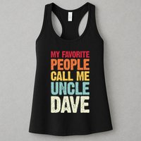 My Favorite People Call Me Uncle Dave Personalized Name Womens Tank Top