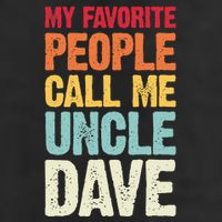 My Favorite People Call Me Uncle Dave Personalized Name Microfiber Hand Towel