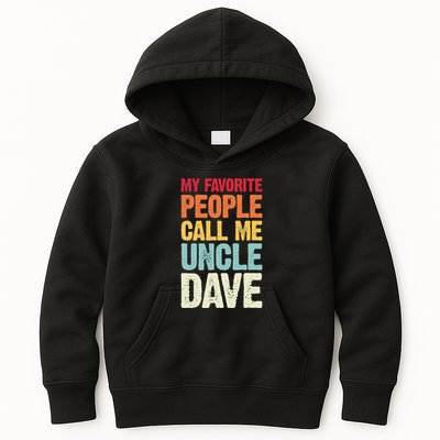 My Favorite People Call Me Uncle Dave Personalized Name Kids Hoodie