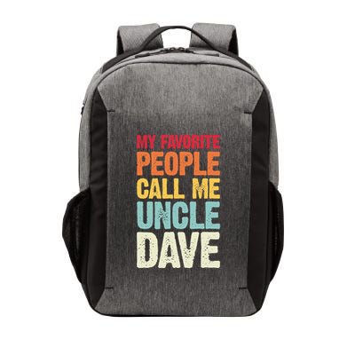 My Favorite People Call Me Uncle Dave Personalized Name Vector Backpack