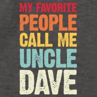 My Favorite People Call Me Uncle Dave Personalized Name Vector Backpack