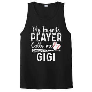 My Favorite Player Calls Me Gigi Baseball Heart mom PosiCharge Competitor Tank