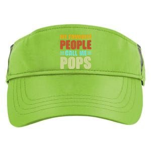 My Favorite People Call Me Pops Adult Drive Performance Visor