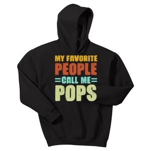 My Favorite People Call Me Pops Kids Hoodie