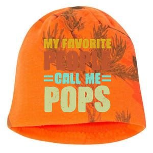 My Favorite People Call Me Pops Kati - Camo Knit Beanie