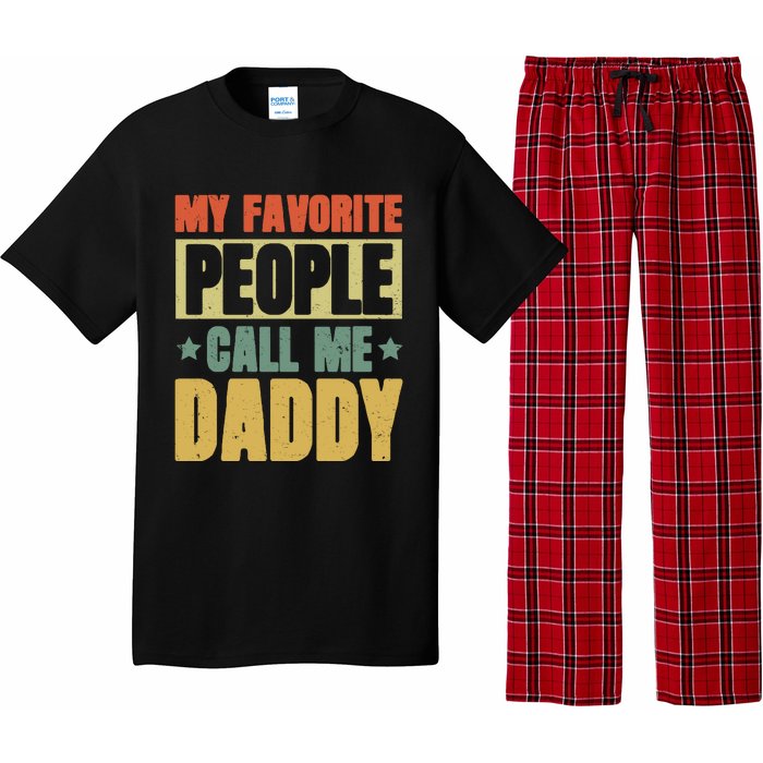 My Favorite People Call Me Daddy Pajama Set