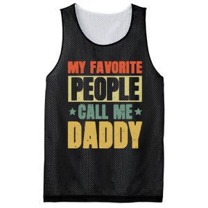 My Favorite People Call Me Daddy Mesh Reversible Basketball Jersey Tank