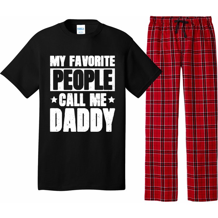 My Favorite People Call Me Daddy Pajama Set