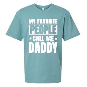 My Favorite People Call Me Daddy Sueded Cloud Jersey T-Shirt