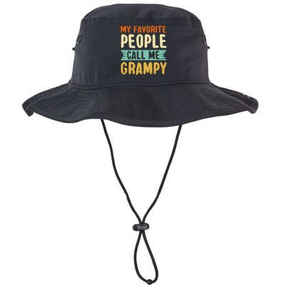 My Favorite People Call Me Grampy Legacy Cool Fit Booney Bucket Hat