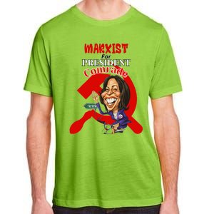 Marxist For President Comrade Kamala Harris Funny President Adult ChromaSoft Performance T-Shirt