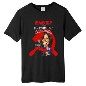 Marxist For President Comrade Kamala Harris Funny President Tall Fusion ChromaSoft Performance T-Shirt