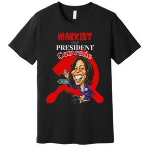 Marxist For President Comrade Kamala Harris Funny President Premium T-Shirt