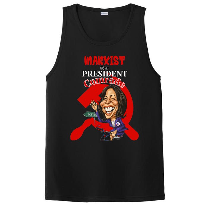 Marxist For President Comrade Kamala Harris Funny President PosiCharge Competitor Tank