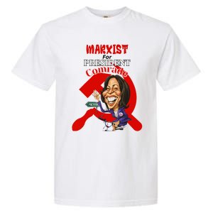 Marxist For President Comrade Kamala Harris Funny President Garment-Dyed Heavyweight T-Shirt